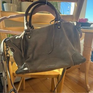 Rebecca Minkoff Regan Satchel - Grey Suede